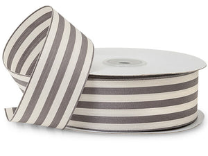 Grey and White Striped Ribbon Option - Create your Own Wedding Welcome Gift