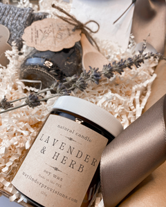 Herb & Pink Salt Soy Candle