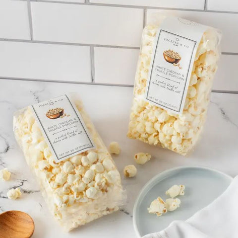 White Chedder Truffle Popcorn Salty - Create your Own Wedding Welcome