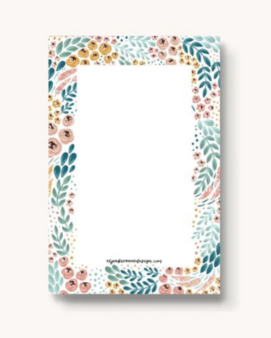 Floral Notepad (4x6)