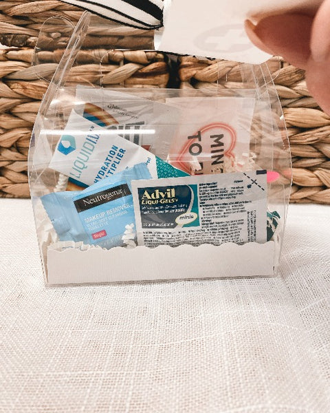 Celebration Recovery Kit in Decorative Box w/Ribbon & Tag