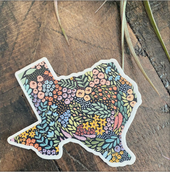 Texas Floral State Sticker