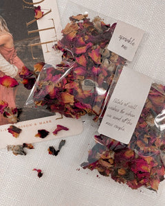 Rose Flower Confetti Favor Sachets