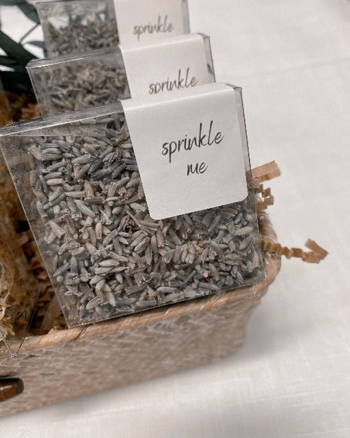 Lavender Flower Confetti Cubes