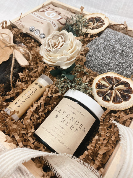 "Curated Comfort"     A Moment for Self Care