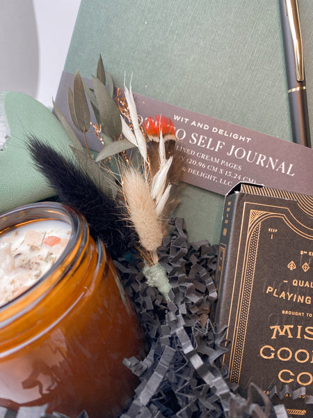 employee gift, corporate gift, green gift, journal, notebook, airplant, living plant
